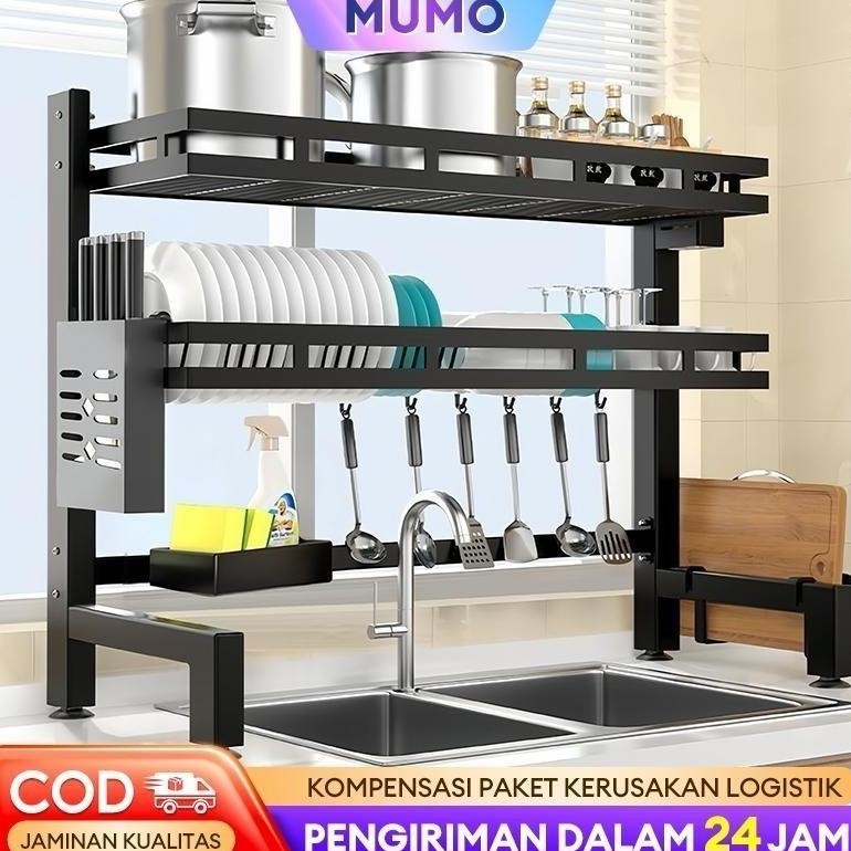 Rak Piring Wastafel Rak Wastafel Dapur Rak Cuci Piring  Rak Dapur Stainless steel