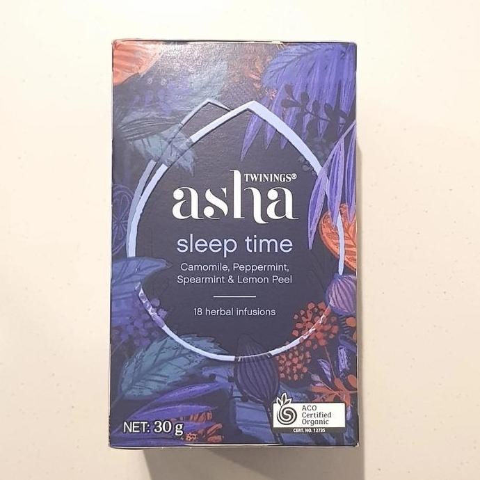 

ready stock Twinings Asha Organic Sleep Time 18 bags