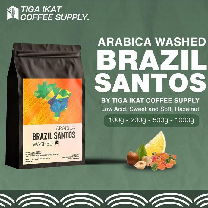 

ready stock BRAZIL COFFEE SINGLE ORIGIN ARABICA / KOPI SINGLE ORIGIN ARABIKA BRAZIL SANTOS FULLWASH