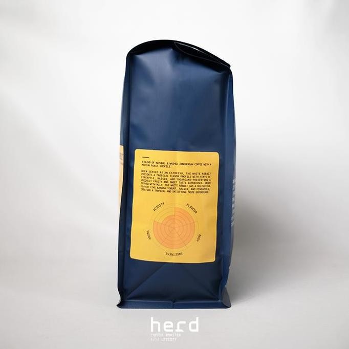 

ready stock The White Rabbit Espresso Blend 1kg Herd Coffee Roaster Signature