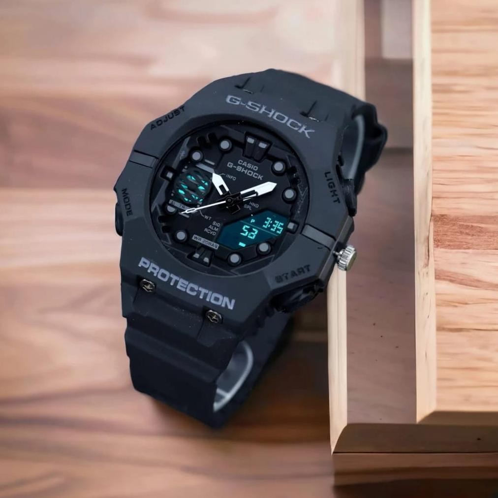 G Shock Casio Ga-B001 - Jam Tangan Pria G Shock Ga B001 Dual Time Digital Analog Strap Rubber Sporty