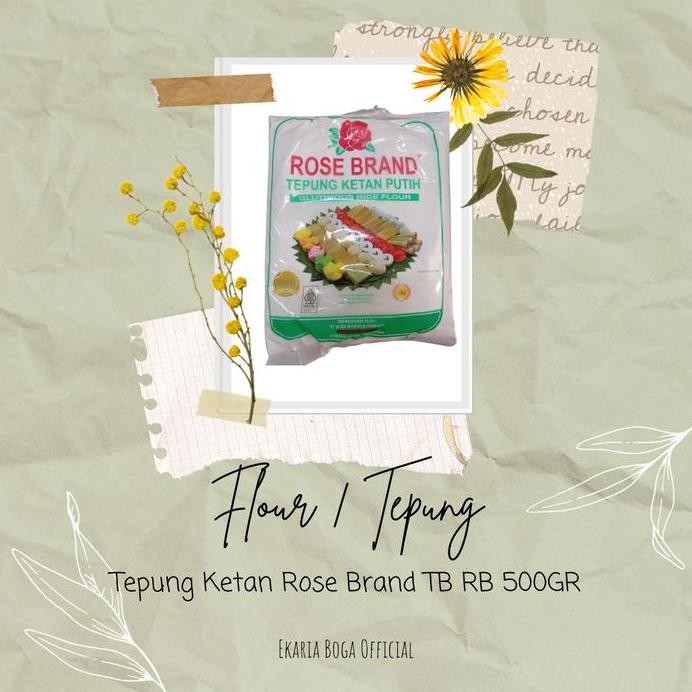 

Terlaris Flour | Tepung Ketan | Rosebrand | Rosebrand | Tepung Beras Tb Rb 500Gr