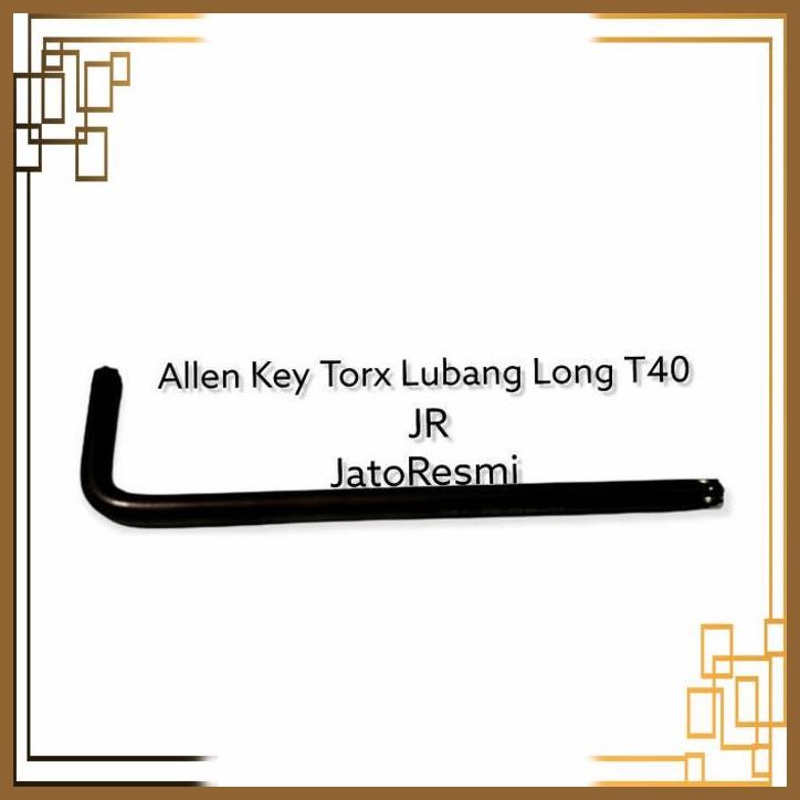 [JTR] ALLEN KEY TORX LUBANG LONG T40 WIPRO KUNCI L BINTANG T 40