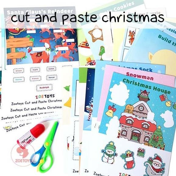 

baru !!! Zoetoys Cut and Paste Activity | Kertas Gunting Tempel