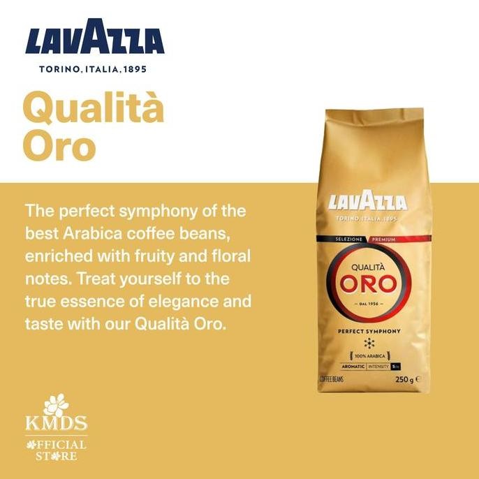 

ready stock Lavazza Qualita Oro Coffee Bean 250g