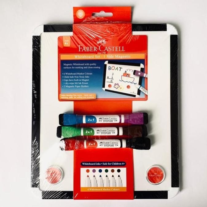 

baru !!! Whiteboard Set Magnetic Papan Tulis anak magnet Faber Castell