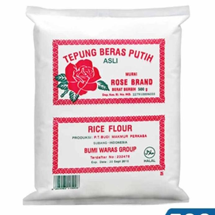 

Terlaris Tepung Beras Rose Brand 500Gr