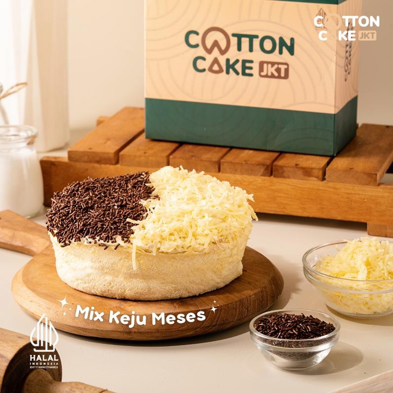 

Cotton Cake Mix Keju Meses