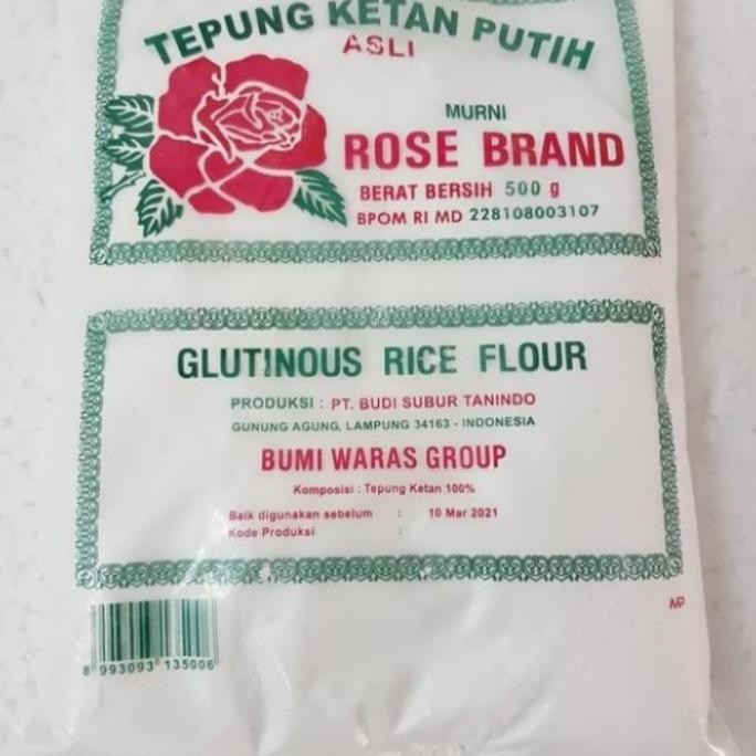 

Terlaris Tepung Beras Rosebrand 500Gr