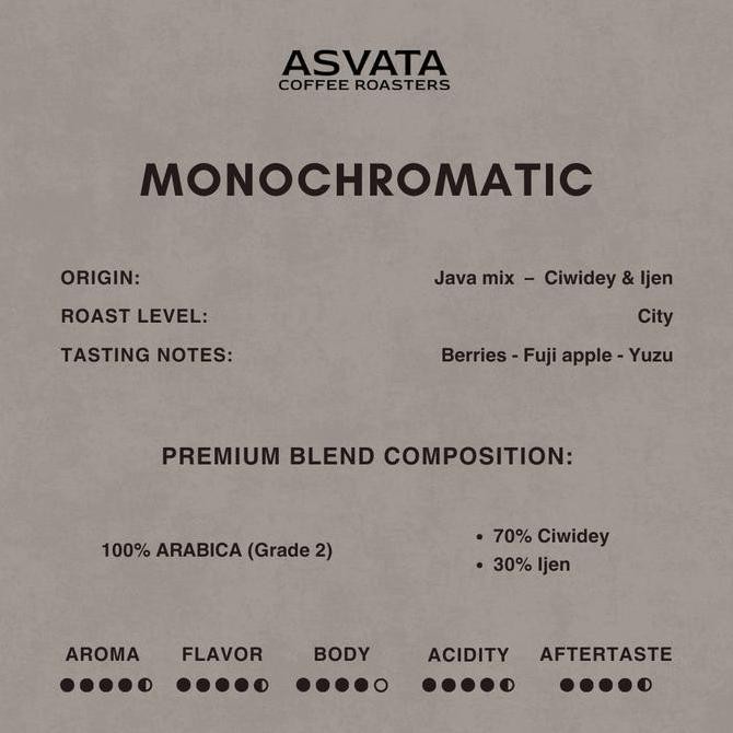 

ready stock Biji Kopi Mono Espresso 1 Kg Arabika Robusta Roasted Beans