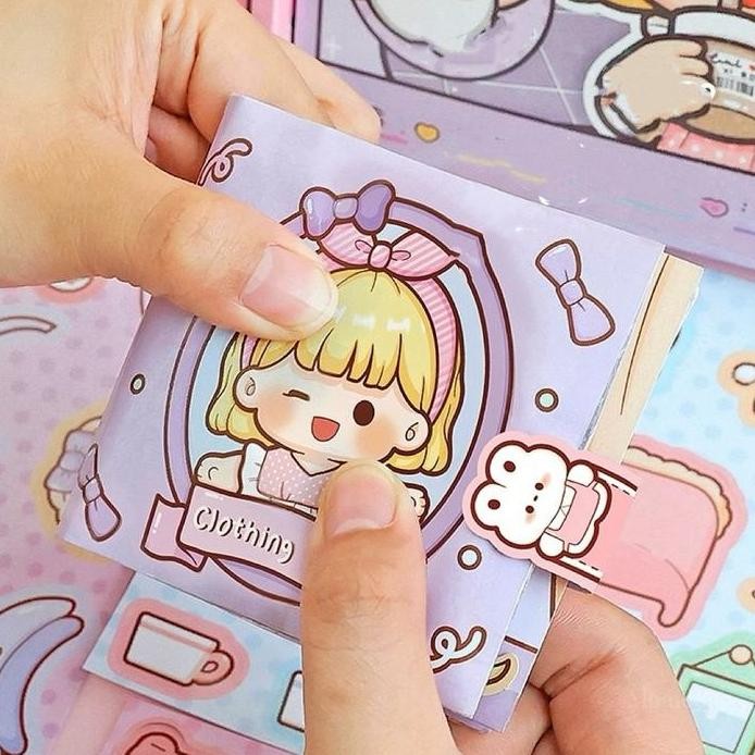 

baru !!! Buku Quitebook Lucu Bersuara Kreatif DIY Lipat Buat Bermain Di Rumah Edisi Dodogirl TLD154 Alat Foto Paper Roll Stationery