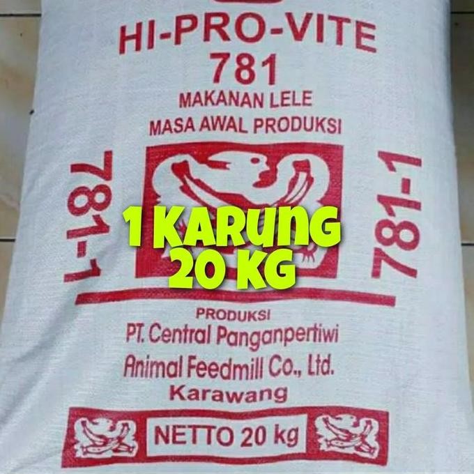 Terlaris Pelet Ikan 781-1 20Kg Pakan Ikan 781-1 Pelet Lele Pelet Nila Gurame