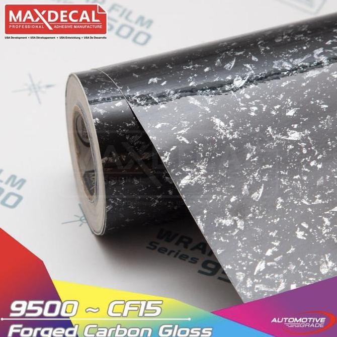 New MAXDECAL 9500 CF15 Forged Carbon Gloss Premium Wrap Vinyl- METERAN