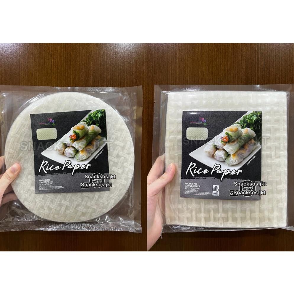 Rice Paper / Banh Trang High Quality Rice Paper 22cm / Kulit Lumpia Vietnam Rice Paper / Rice Roll S