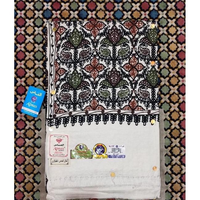 SORBAN KASHMIRI FULL SULAM ALMAS WARNA KRITING