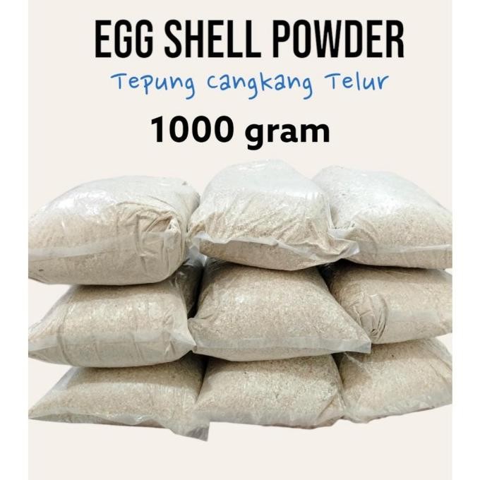 

Terlaris 1 Kg Egg Shell Powder/Tepung Cangkang Telur Murni Untuk Pupuk Organik