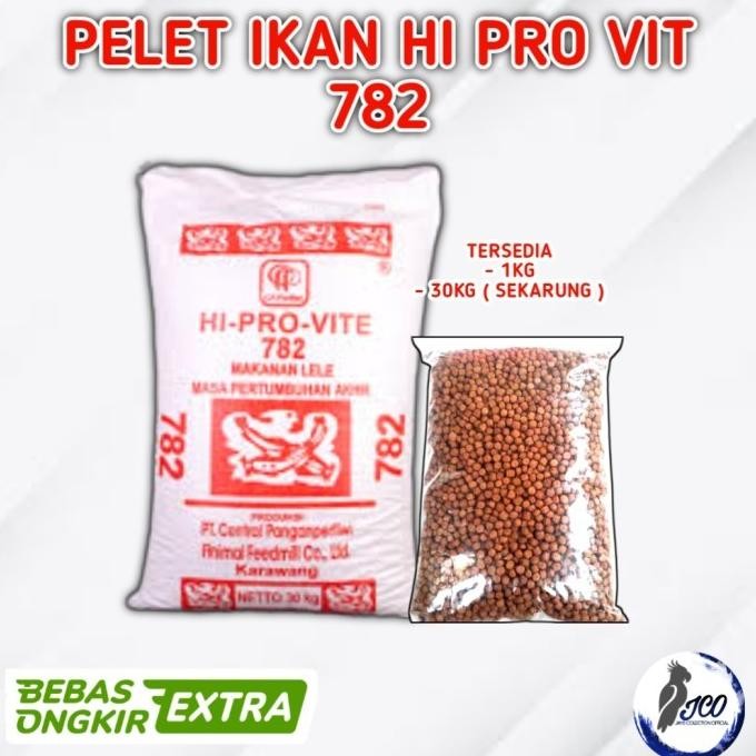 Terlaris Pelet Ikan Hi Provit 782 Pakan Ikan Lele Nila Gurame Pelet Hi Provit