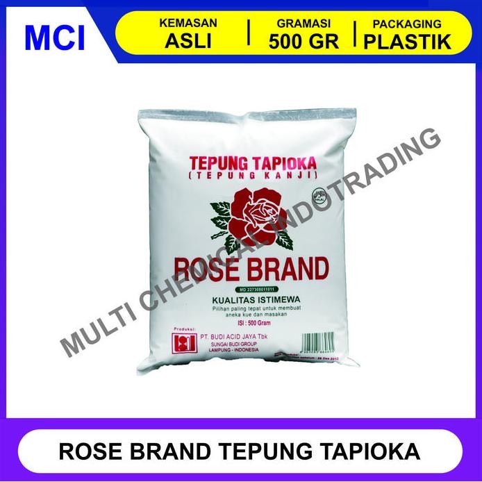 

Terlaris Tepung Tapioka Rose Brand 500 Gr / Tepung Sagu / Kanji / Rosebrand