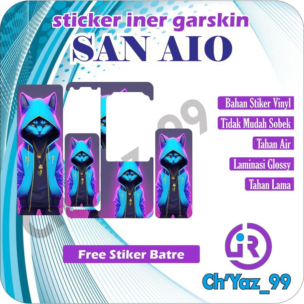 

Get2pcs Glossy San A10 Iner G Garskin Casing Motif Dan Bisa Custom Bayar Ditempat