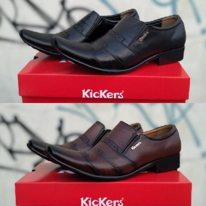 sepatu pantopel kickers original 2203 Sepatu Kerja Formal Pantofel Kickers kantor