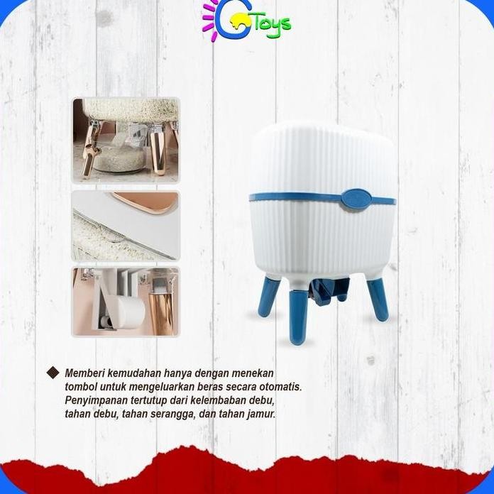 

Terlaris Wl Cr-C841 Dispenser Beras 12Kg Tempat Beras Estetik / Kotak Peimpanan Makanan Kacang Tepung / Wadah Beras Rice Box Storage Perlengkapan Dapur