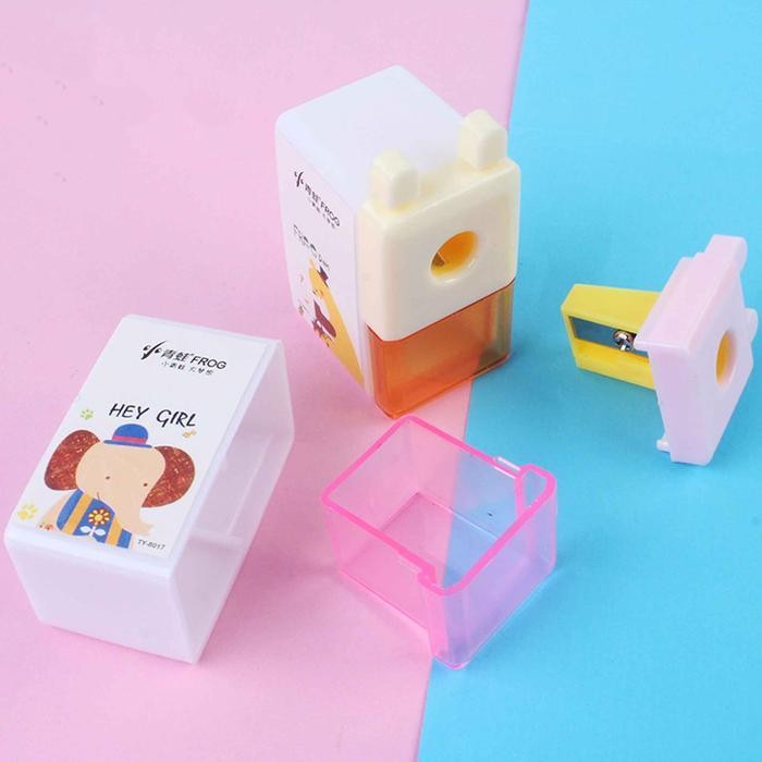 

Sharpener Pensil / Sharpener Serutan Motif Animal / Sharpener Karakter Stationery / Plastik,Kantor,Rautan