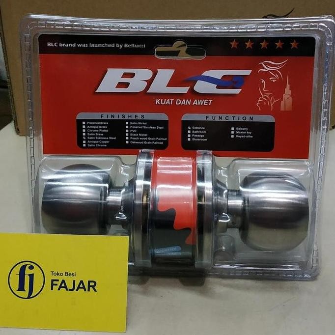 +++++] Kunci pintu bulat kamar mandi stainless steel BLC Belluci