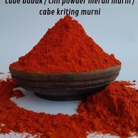 

=====] Cabe bubuk 50gram / chili powder murni / cabe keriting murni