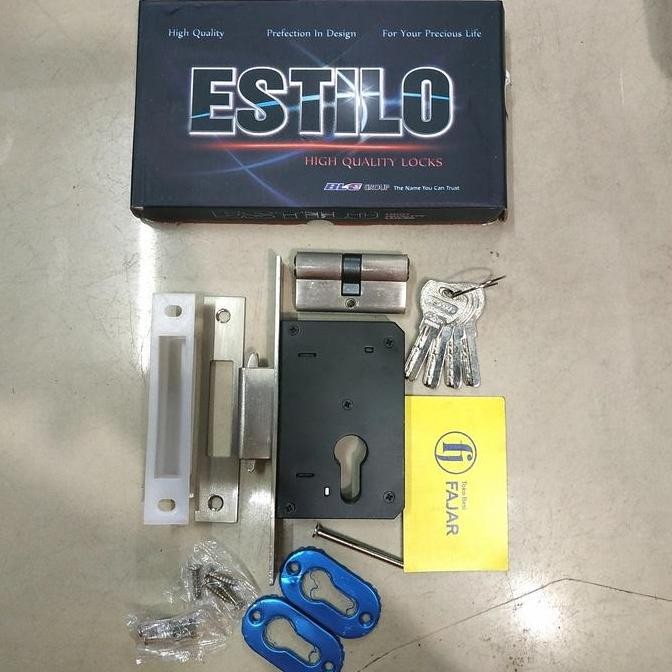 ] Kunci pintu geser sliding door model silinder cylinder pintu kayu besi