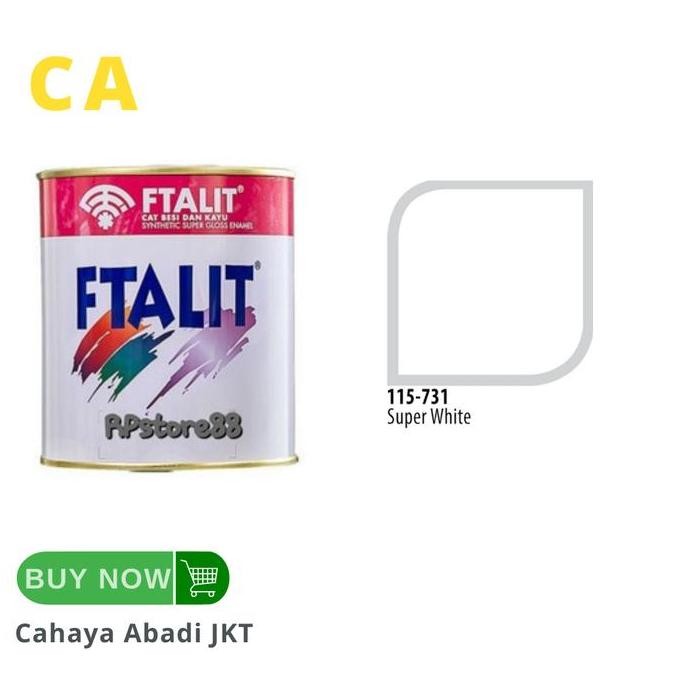 

Cat Minyak Kayu Besi Ftalit 731 Super White