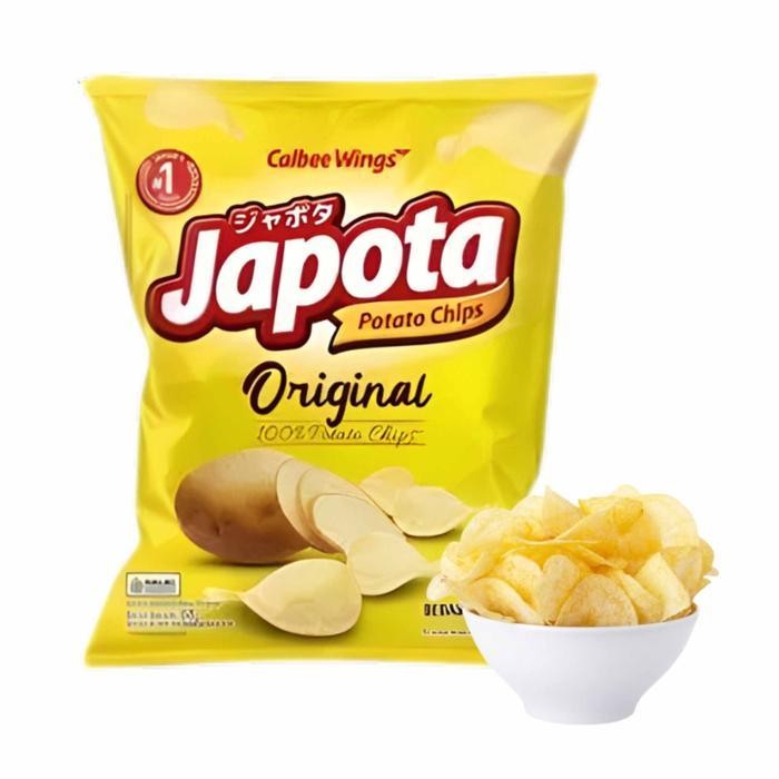 

Japota Chips / Cemilan Snack Potato Chips / Keripik Kentang Rasa Original / 68Gr