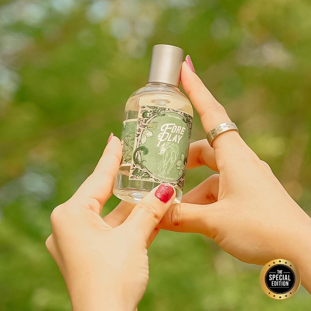 u-45 gd-324 Scentplus Woman Foreplay Eau De Parfume Amber Vanilla 35/60ml Hemat Murah