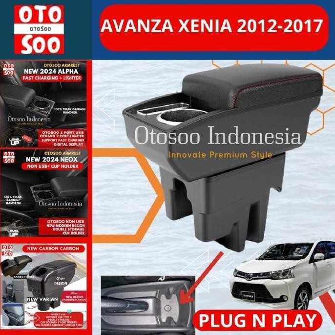 CONSOLE BOX ARMREST AVANZA XENIA 2012-2017 USB