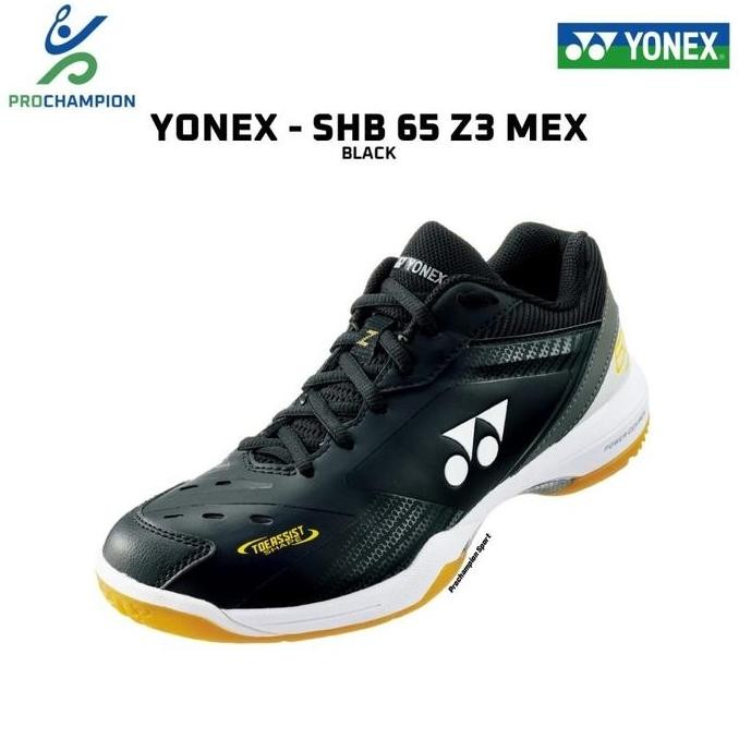 Produk Baru Sepatu Badminton Yonex SHB 65 Z3 MEX SHB65Z3 MEX with Power Cushion Black