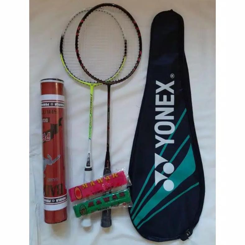 raket badminton bulutangkis yonex senyawa lokal lentur isi 2pcs murah bagus kuat berkualitas bonus g