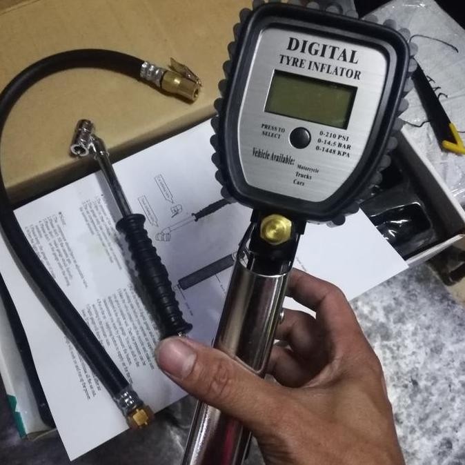 TERMURAH - Digital Tire inflator 3 in 1 Wipro - alat ukur dan isi angin nitrogen