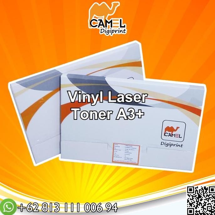 

BEBAS ONGKIR - PROMO sticker vinyl laser A3+ CAMEL DIGIPRINT White Gloss&Transparan