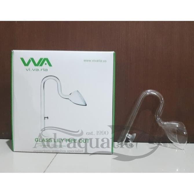 Produk Baru VIVARIA GLASS LILY PIPE OUTFLOW 16/22 OUT 17MM PIPA FILTER CANISTER