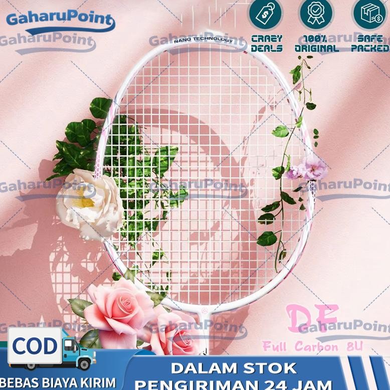 ALPSPORT New Cherry Badminton Racket 100% Serat Karbon Penuh Desain Asli Model Dewi Desain Asli untu