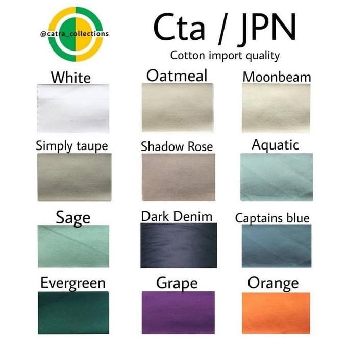 Kain Katun Jepang Polos Meteran / Kain Sprei / JPN Polos MURAH