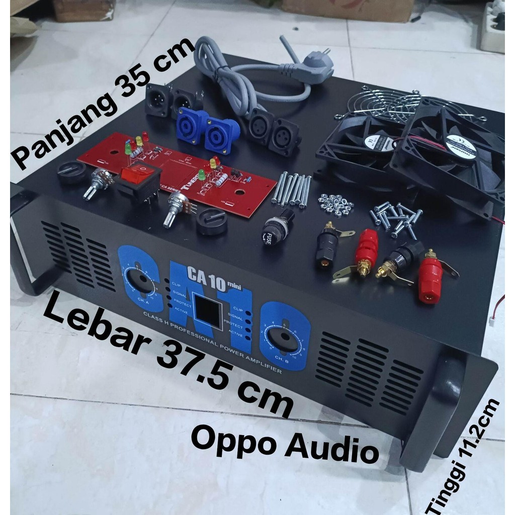 BOX POWER AMPLIFIER  CA 10 MINI  full asesoris box ampli  MINI CA10