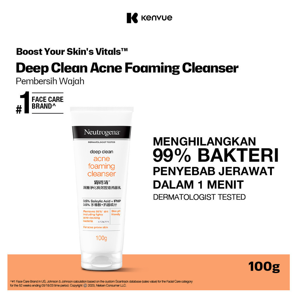 NEUTROGENA® Deep Clean Acne Foaming Cleanser