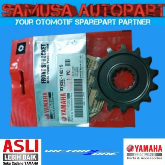 SPROCKET DRIVEN / GIGI DEPAN / GEAR DEPAN YZ250 YZ250X ORI 9383E-14215