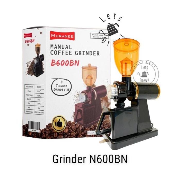 TERBARU - Muranee Coffee Grinder B600BN Grinder Coffee Elektrik