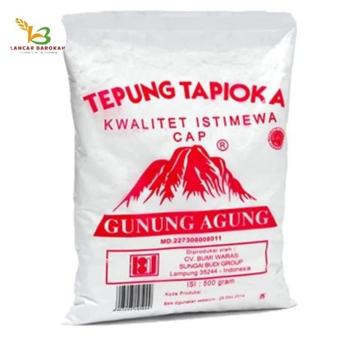 

Terlaris Tepung Tapioka Kanji Gunung Agung Merah 500Gr
