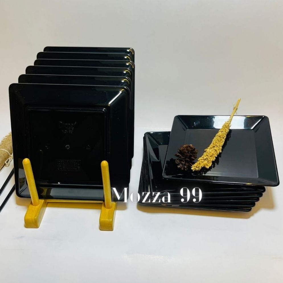 WK Mozza.Kitchen_99 _ Piring Kotak Melamin P-88 9 Inc #PIRING MIE GACOAN # BM - (1 Lusin) - Piring P