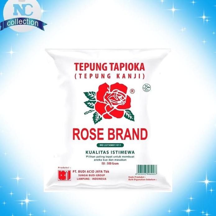 

Terlaris Tepung Tapioka/Kanji Rosebrand 500Gr
