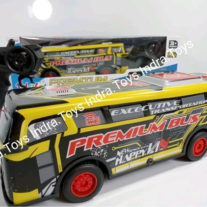 Spesial 2.4Ghz Premium Bus Telolet Remote Control 1:16 Cas