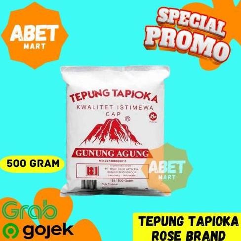 

Terlaris Tepung Tapioka Gunung Agung Merah 500 Gr - 500Gr Gram Sagu Kanji Aci