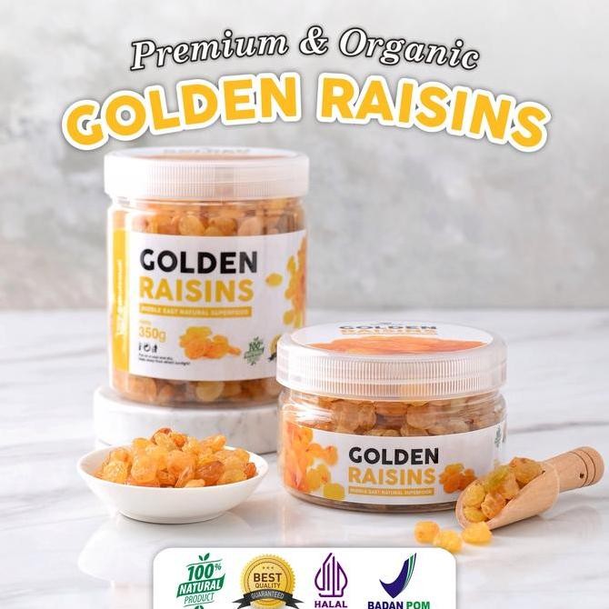

Kismis Golden Raisins Premium Organik Original 100% Raisin